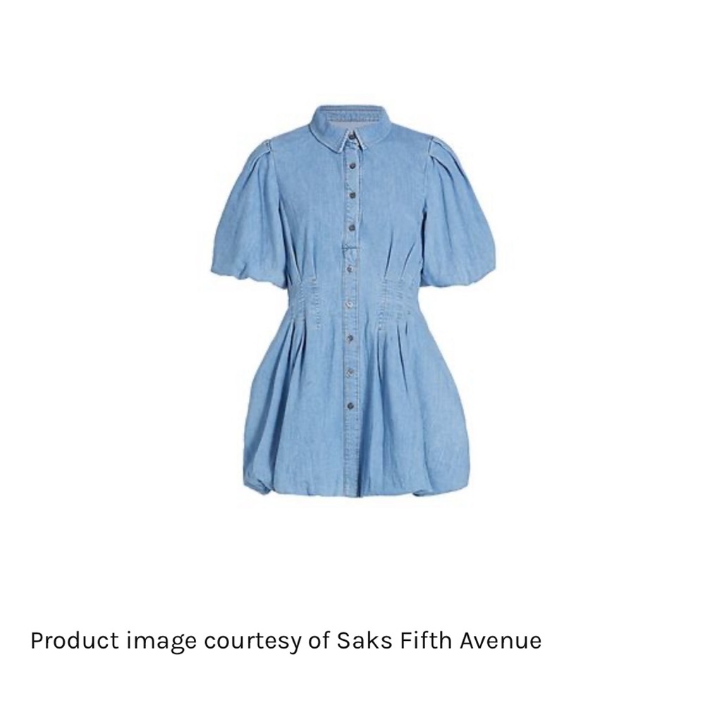 Jonathan Simkhai Denim Ciara dress.